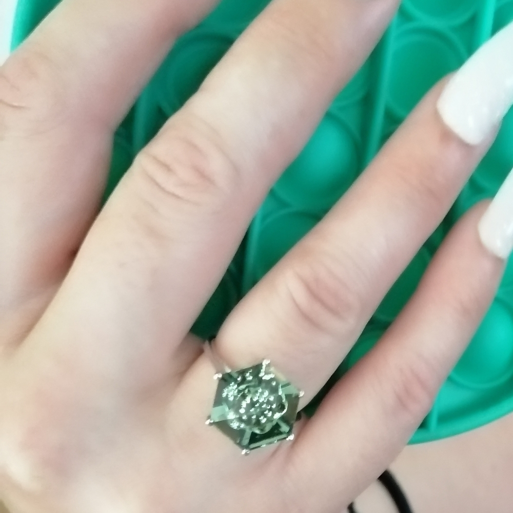 Erinite crystal ring - Picture 10 of 12